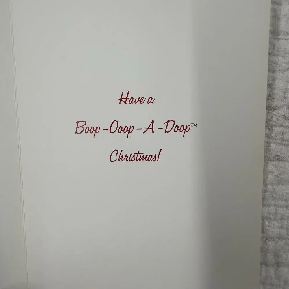 Vintage Betty Boop Christmas Cards Lot of 3 Unused Holiday Greeting Cards